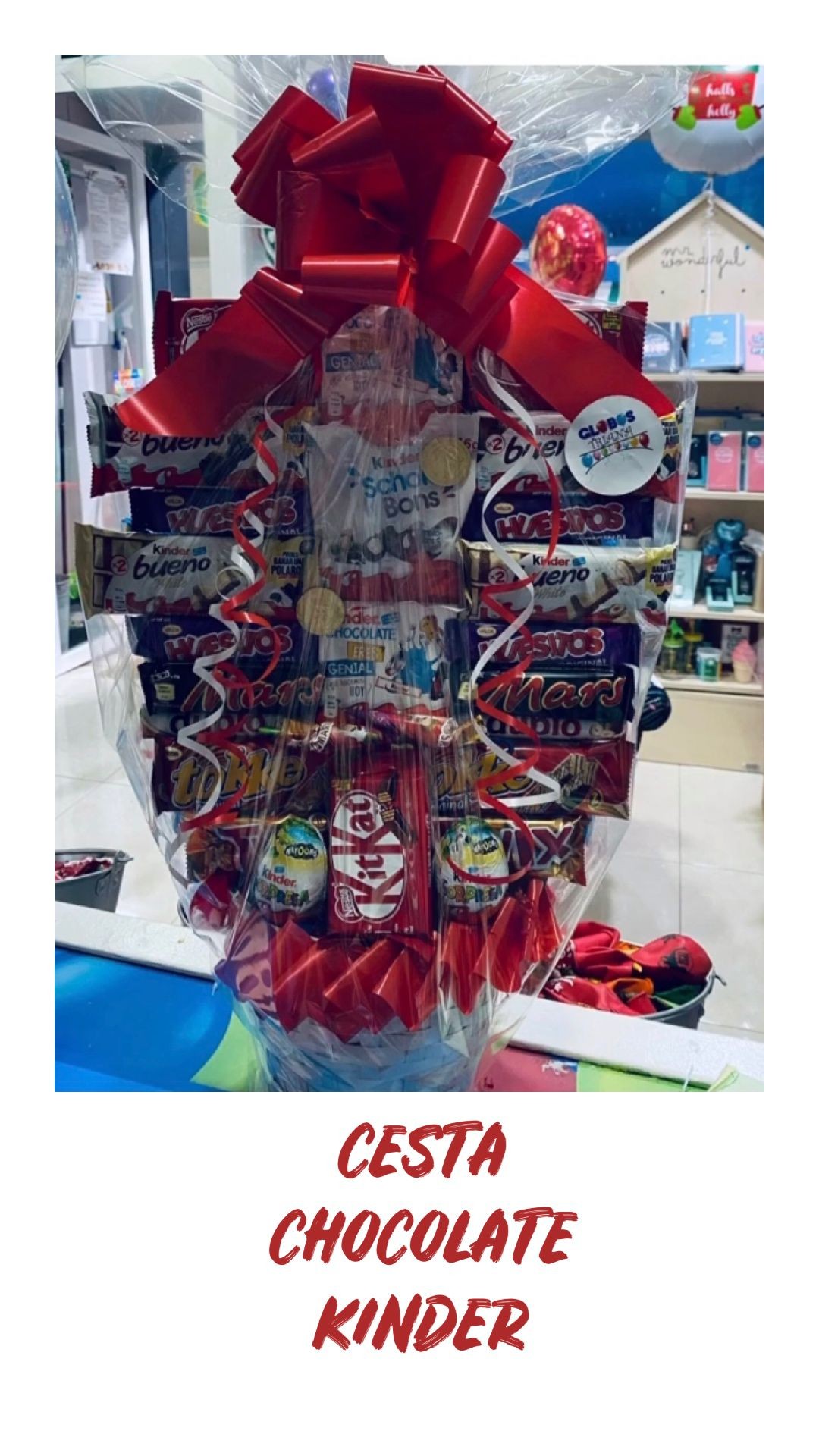 Cesta Chocolate Kinder