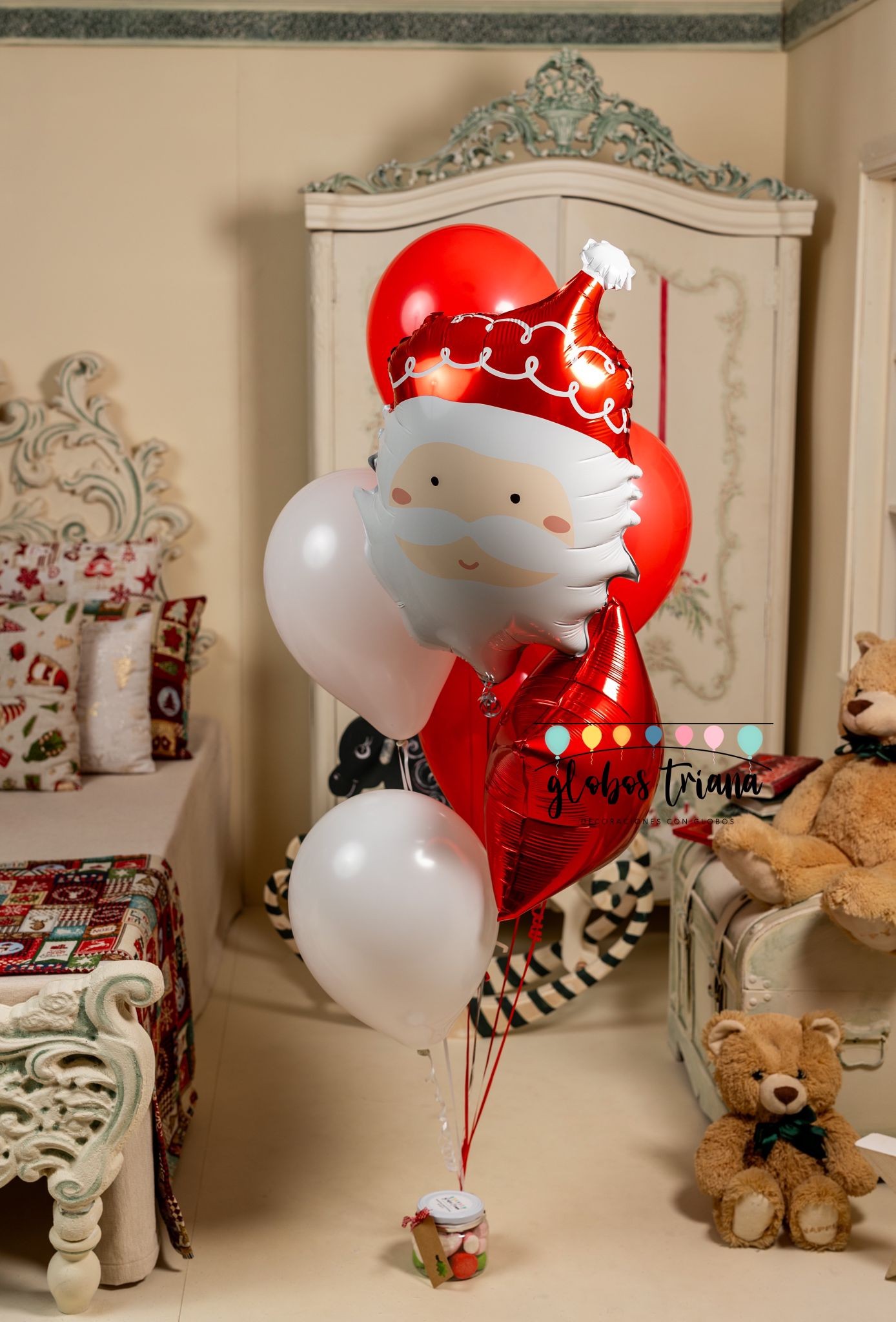Globos Papa Noel