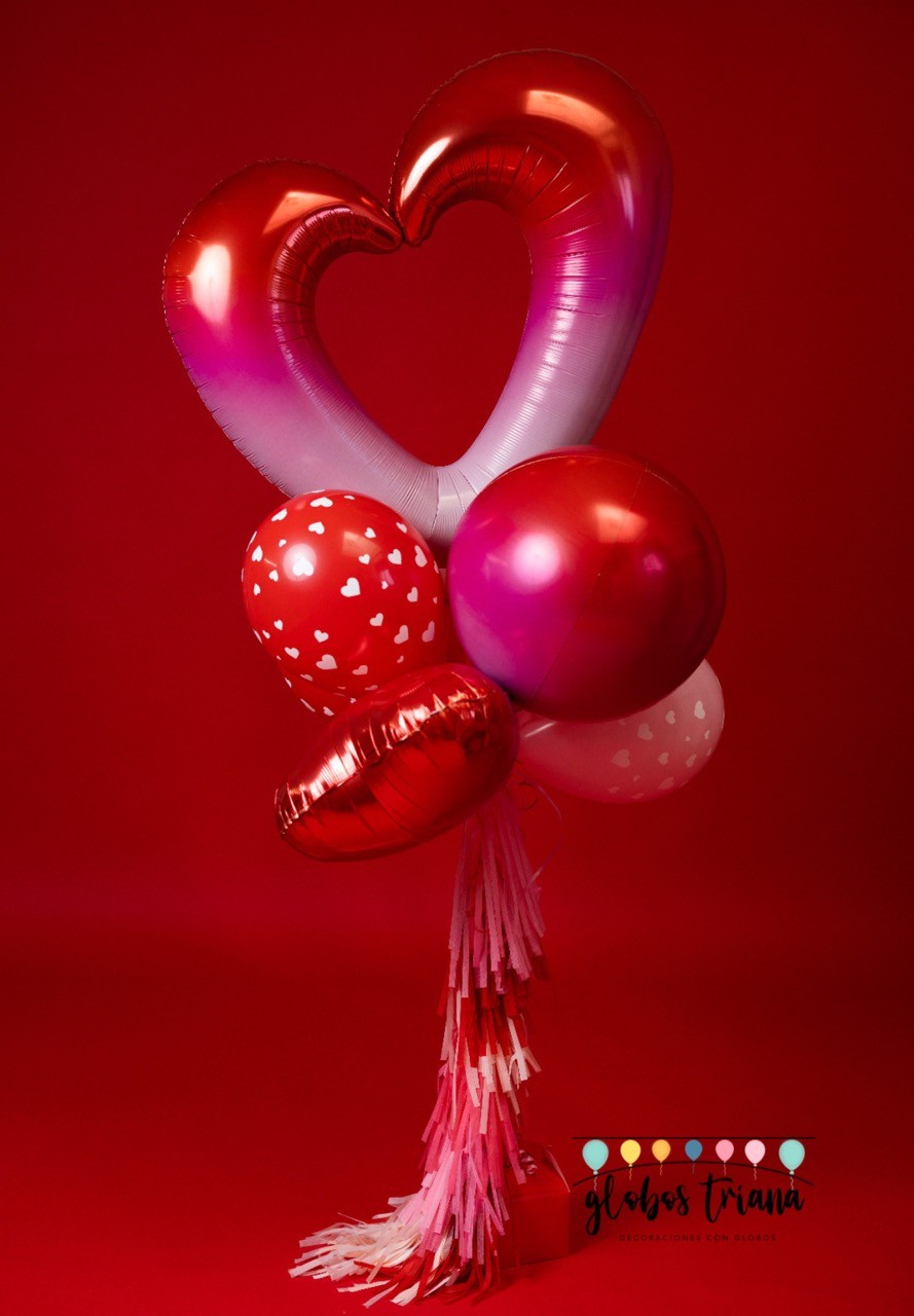 Ramillete Globero Corazon