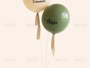 Globos XL con base y lazo personalizado