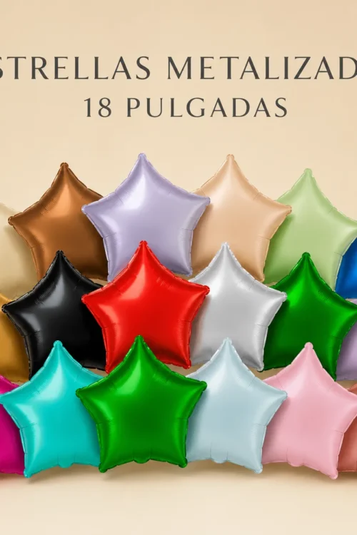 Globo Estrella Metalizado de 18 Pulgadas